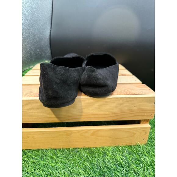 Musshoe-Black-Pointed Flats- Size 9W - Picture 9 of 10